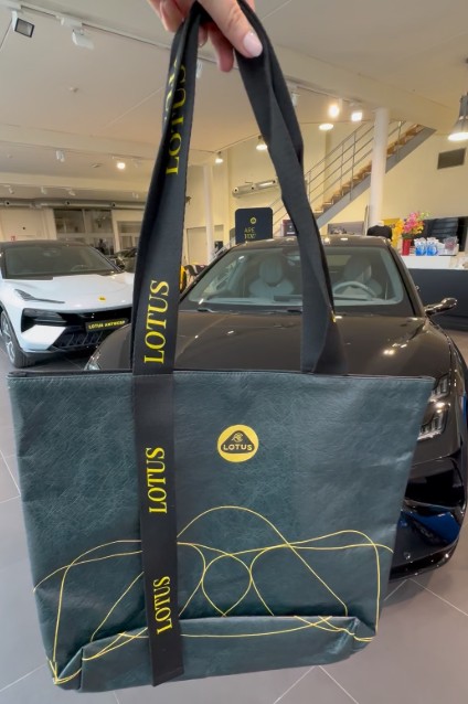 Lotus totobag: Dupont paper totobag green